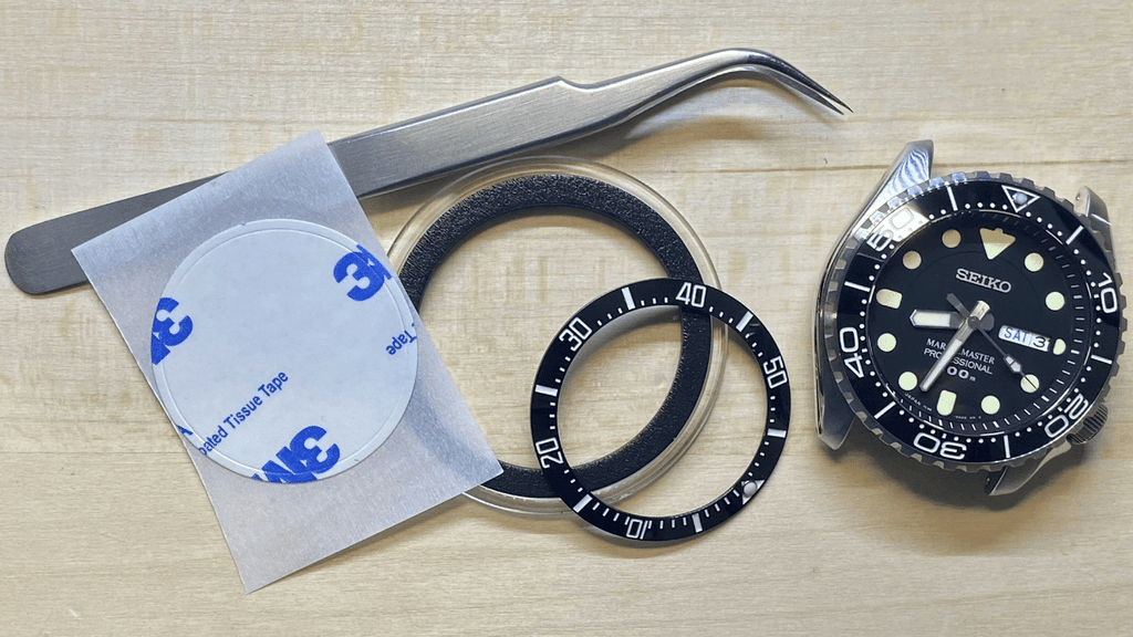 Seiko turtle 2025 bezel insert size